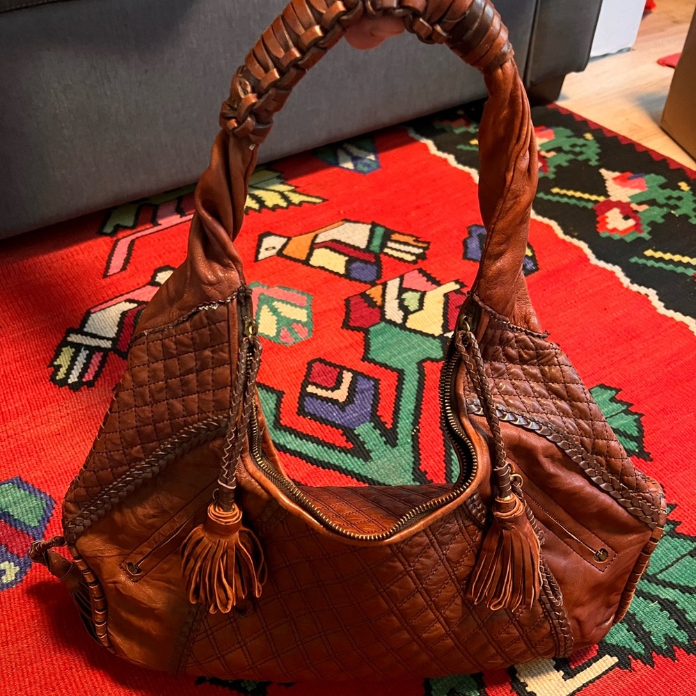 Handmade Italian Leather Handbag by Vera Pelle